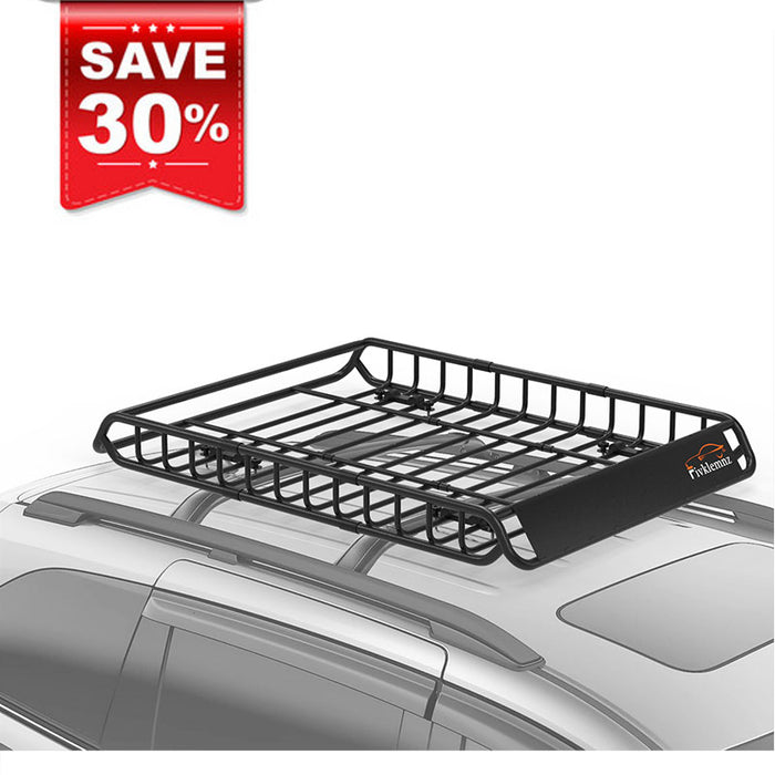 Fivklemnz Roof Rack Basket + Rooftop Cargo Carrier 15 Cubic