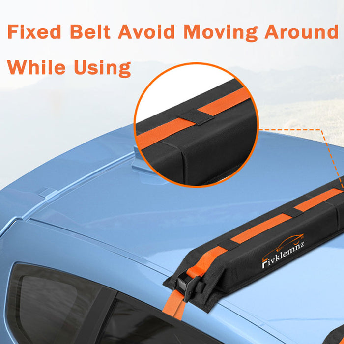 Fivklemnz Soft Roof Rack Pads