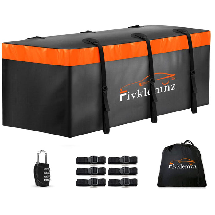 Fivklemnz 20 Cubic Hitch Mount Cargo Carrier Bag Waterproof