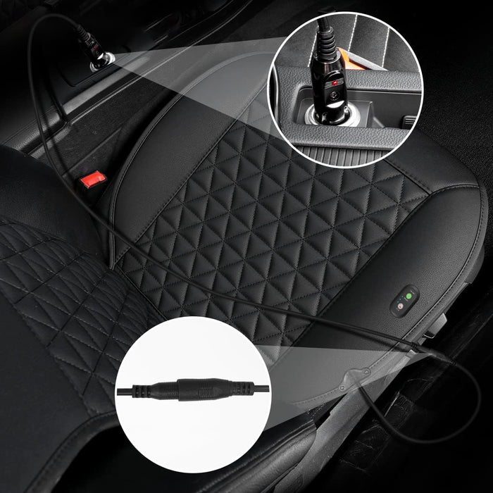 FIVKLEMNZ Universal Heated Seat Cushion 12V/24V